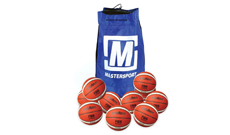 10 x FIBA Match Basketballs & Bag