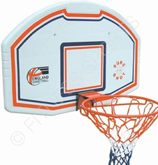 Sure shot wall mounted basketball hoop