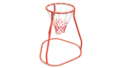 Single Basketball Floor Hoop Goal