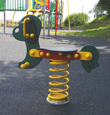 Playground springers for play areas