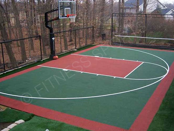 Garden Basketball Goal Area Design & Installation | Fitness Sports ...