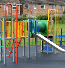 Robust junior outdoor MUGA playground equipment