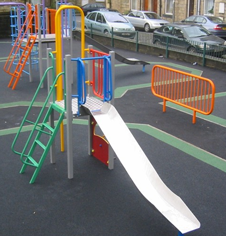 Robust junior outdoor MUGA playground equipment