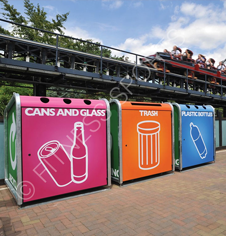 Recycling hoppers