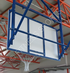 Roof fixed basketball goals