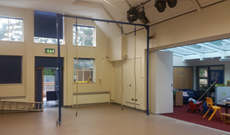 Walkden junior school PE frame apparatus.