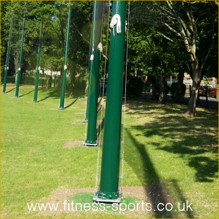 Folding Steel Boundary Posts | Fitness Sports