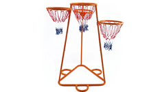 Four Basketball Floor Hoop Goal